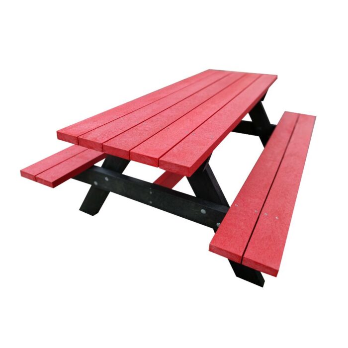 Picknicktafel rood ibiza